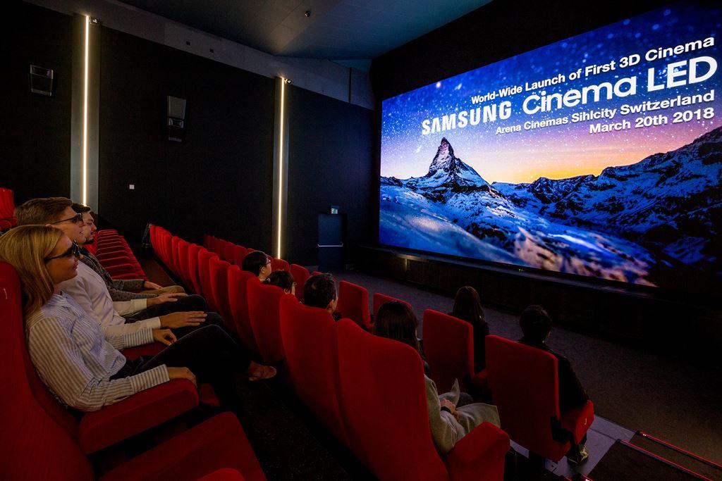 Màn hình 3D Cinema LED 4K, HDR của Samsung sử dụng đầu tiên tại Thụy Sĩ ảnh 1