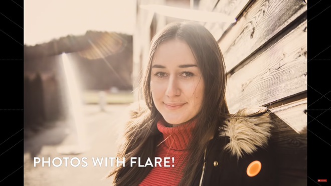 Ảnh sẽ có flare rất đẹp và lạ mắt