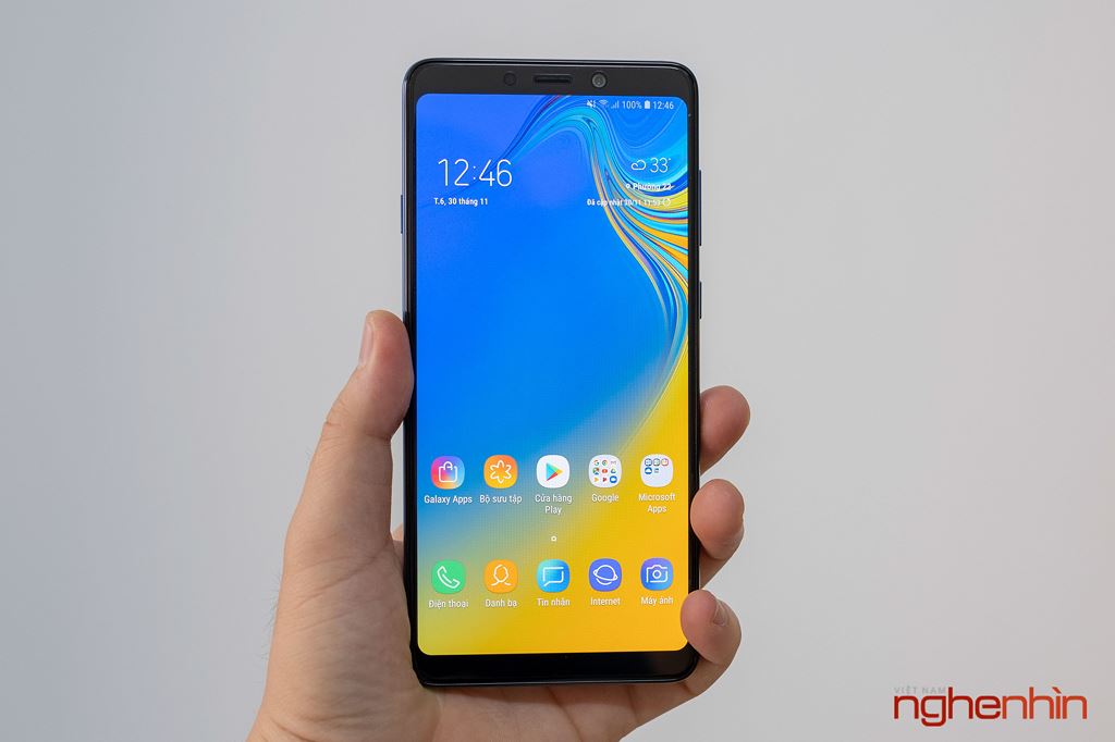 Mở hộp Samsung Galaxy A9: 4 camera sau, màu sắc mới thu hút sự chú ý ảnh 3