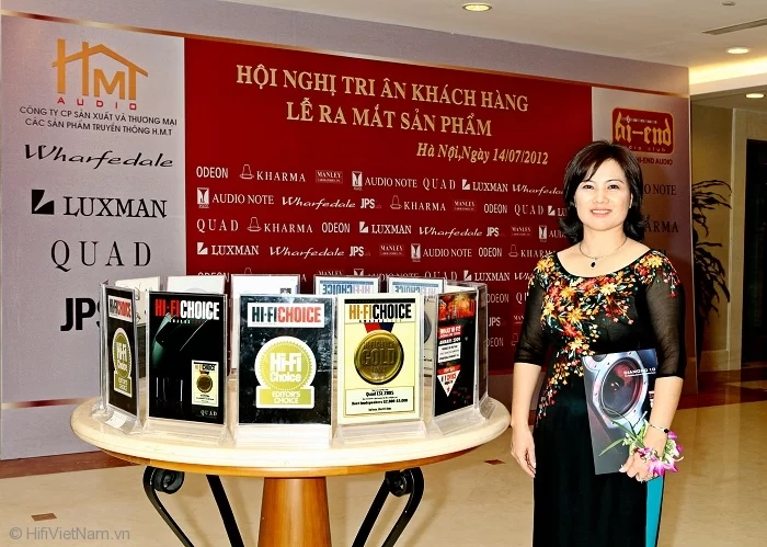 Công ty HMT ra mắt loạt sản phẩm audio hi-fi và hi-end