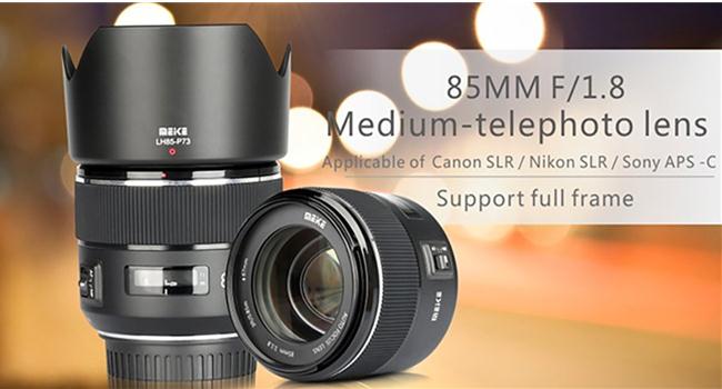 Ra mắt ống kính tự động lấy nét Meike ngàm E 85mm F1.8 cho máy ảnh Sony APS-C