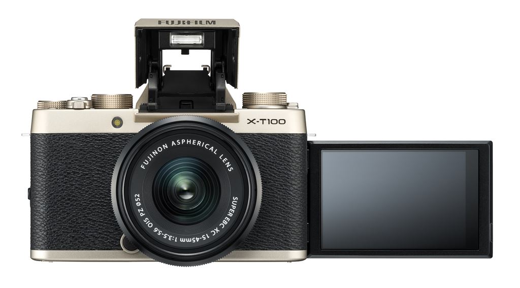 Máy ảnh Fujifilm X-T100 ra mắt: màn hình xoay lật, cảm biến 24,2MP ảnh 1