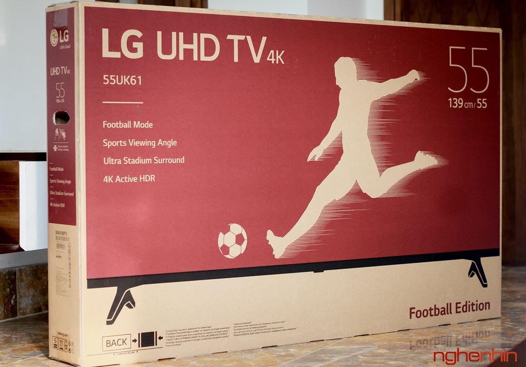 Mở hộp Tivi LG 4K HDR 55 inch, tích hợp Football Edition, giá 17,9 triệu ảnh 12