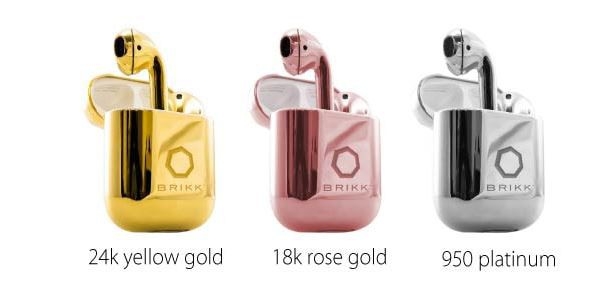 Xuất hiện mẫu tai nghe AirPods cực sang chảnh: Mạ vàng 2 lớp, đính kim cương 2-carat, giá đắt gấp 10 lần iPhone X