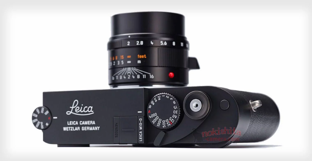 Lộ ảnh máy Leica M10-D với cần gạt film, mặc dù là máy ảnh số ảnh 1