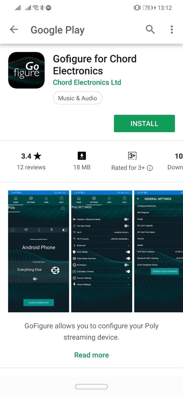 Ứng dụng GoFigure dành cho người dùng Chord Poly đã có mặt trên Android