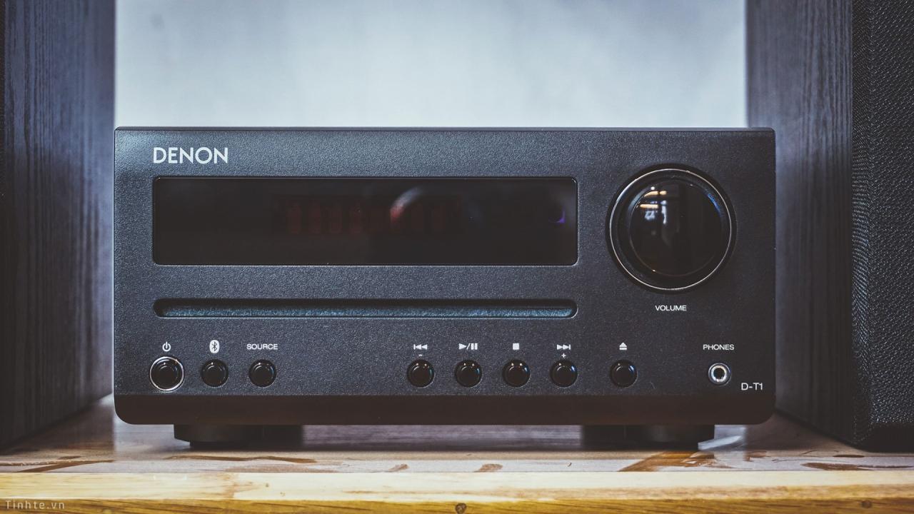 Denon D-T1 - Bộ âm thanh stereo mini all-in-one cho anh em nghe Tết, chơi phòng nhỏ tốt, giá rẻ