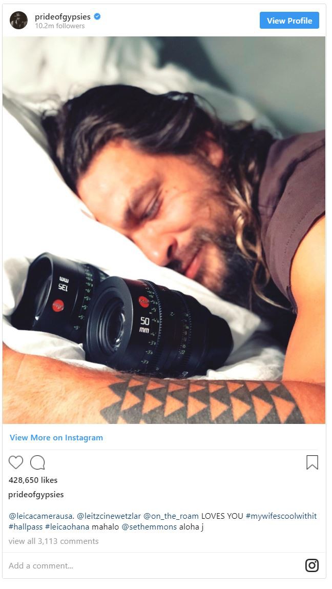 Aquaman Jason Momoa là một người đam mê nhiếp ảnh, có một bộ sưu tập máy ảnh Leica đắt giá - Ảnh 3. Aquaman Jason Momoa là một người đam mê nhiếp ảnh, có một bộ sưu tập máy ảnh Leica đắt giá - Ảnh 3.