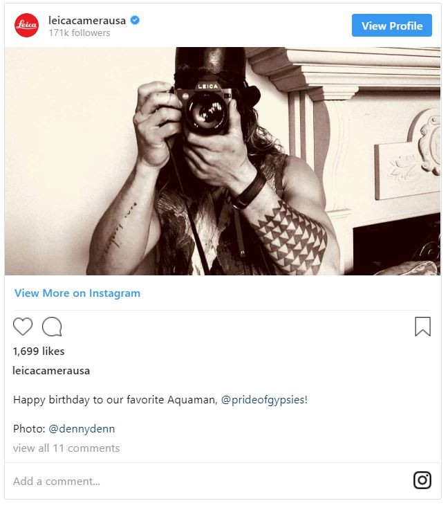 Aquaman Jason Momoa là một người đam mê nhiếp ảnh, có một bộ sưu tập máy ảnh Leica đắt giá - Ảnh 6. Aquaman Jason Momoa là một người đam mê nhiếp ảnh, có một bộ sưu tập máy ảnh Leica đắt giá - Ảnh 6.