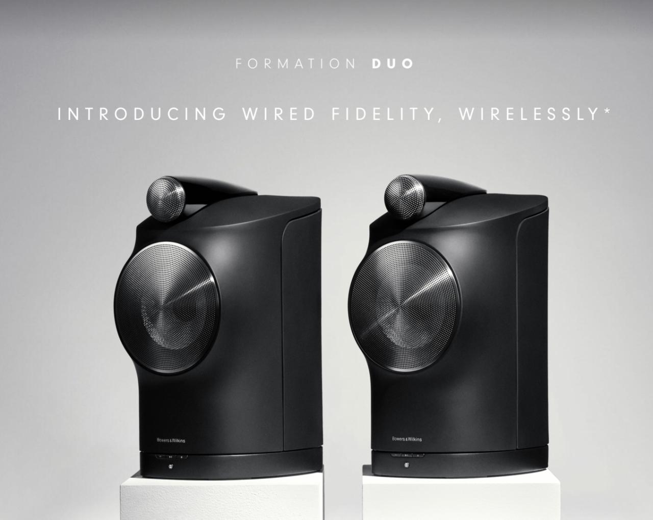 Bowers & Wilkins Formation, hệ thống loa multi-room cao cấp, AirPlay2, stream không dây 24bit/96kHz