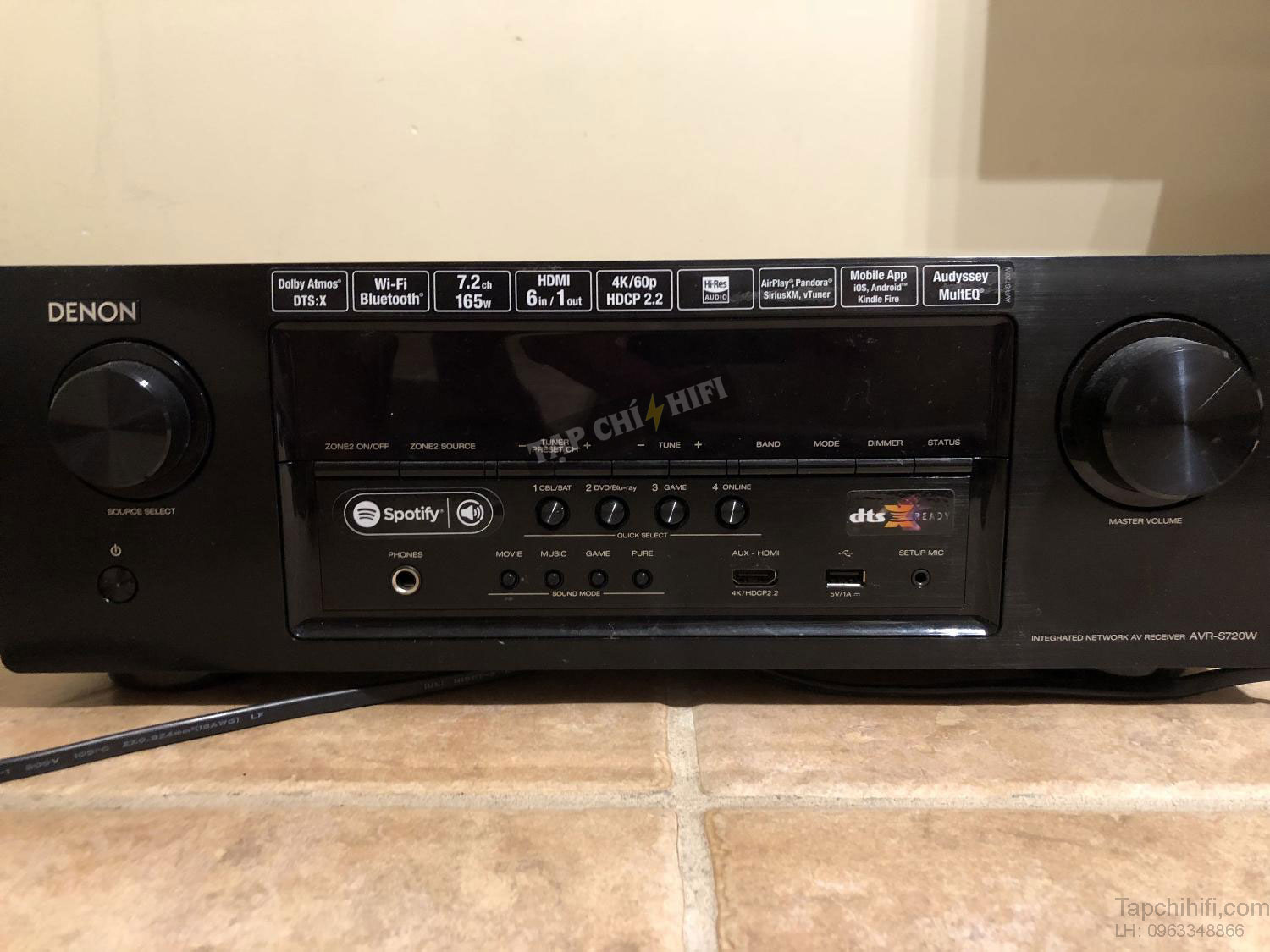 ampli Denon AVR S720W dep