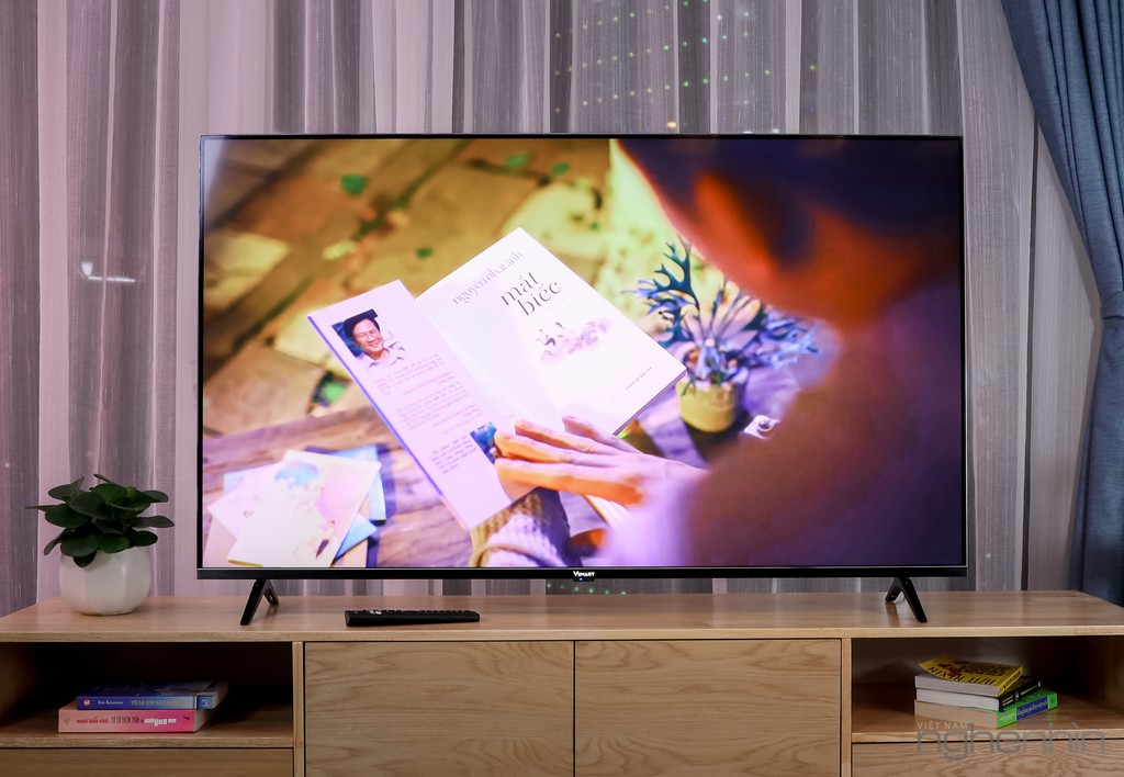 Cận cảnh TV Vsmart mẫu cao cấp nhất KE8500: thiết kế hiện đại, màn 55 inch, giá 17 triệu  ảnh 12