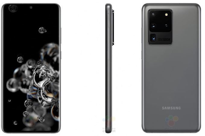 Ba phiên bản Galaxy S20 lộ ảnh
