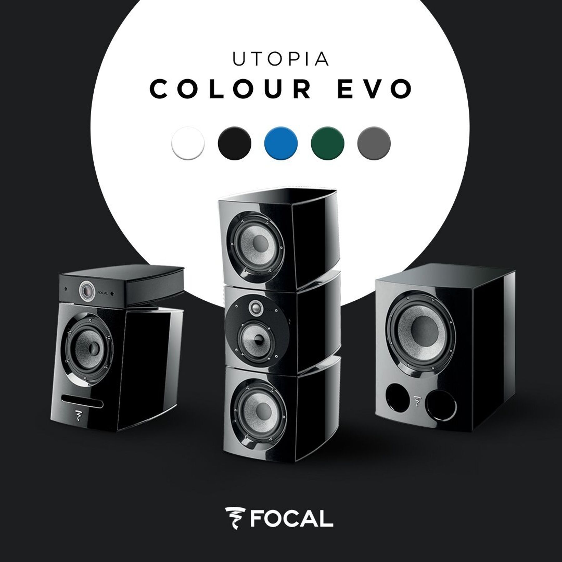 loa focal sub uptopia em colour evo bo