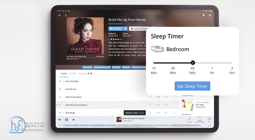 Roon 1.7 Build 610 now with a new Sleep Timer