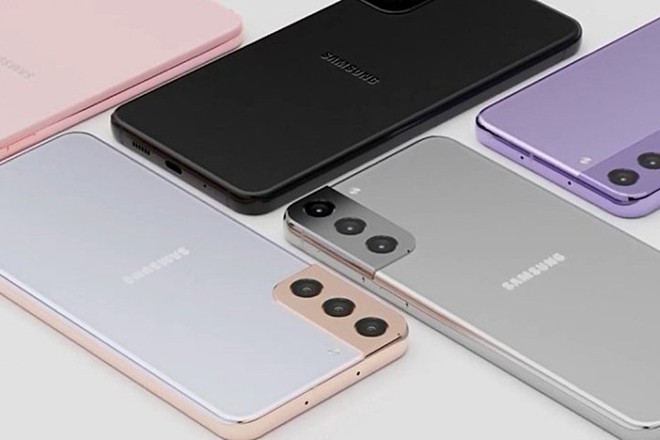 Hình ảnh được cho các màu sắc sẽ đến với loạt Galaxy S sắp tới /// Ảnh chụp màn hình