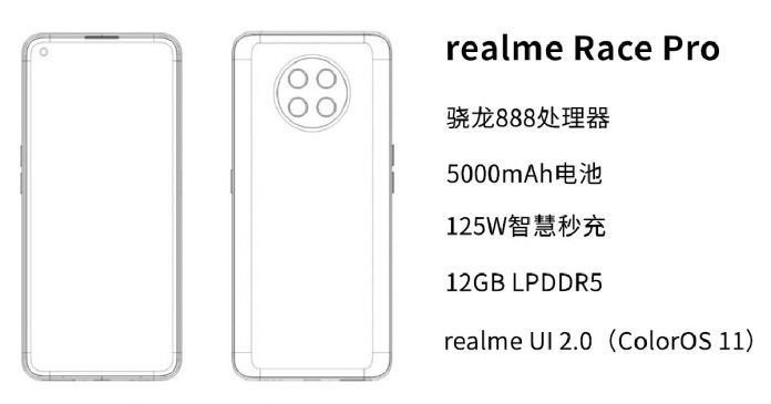 Realme Race Pro chạy Snapdragon 888 lộ cấu hình