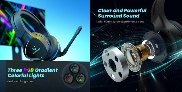 Tai nghe gaming SoundPEATS G1: Âm thanh 3D, Driver 50mm, tương thích tất cả thiết bị ngoại vi - Ảnh 3.