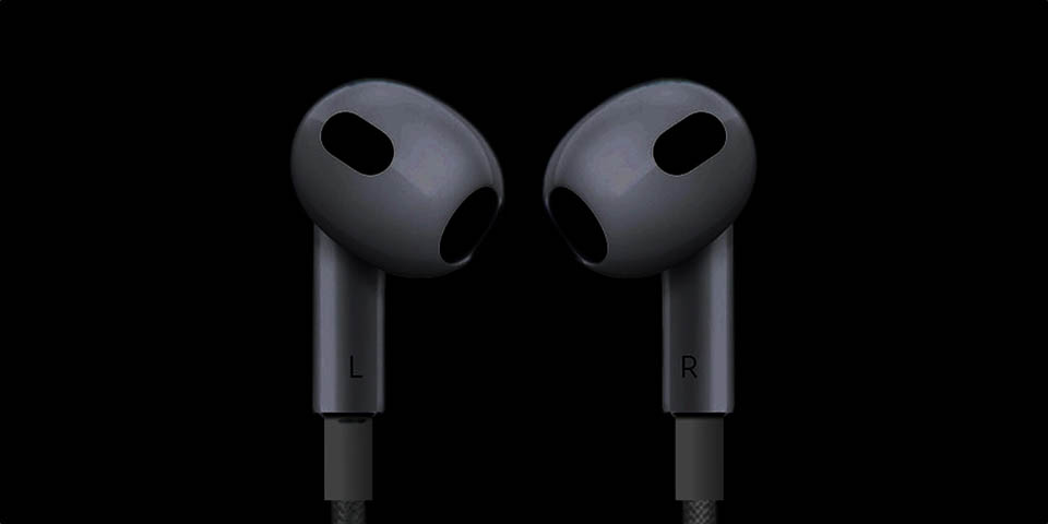 Sforum - Trang thông tin công nghệ mới nhất concept-earpods-2021-1 Mời chiêm ngưỡng ý tưởng tai nghe Apple EarPods 2021 với cáp bện, hỗ trợ Spatial Audio, màu sắc mới