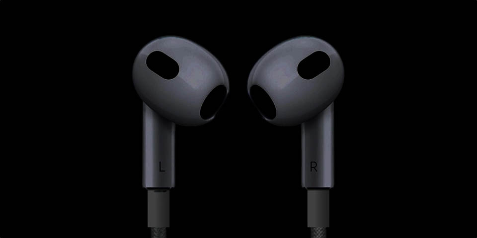 Sforum - Trang thông tin công nghệ mới nhất concept-earpods-2021-1 Mời chiêm ngưỡng ý tưởng tai nghe Apple EarPods 2021 với cáp bện, hỗ trợ Spatial Audio, màu sắc mới 