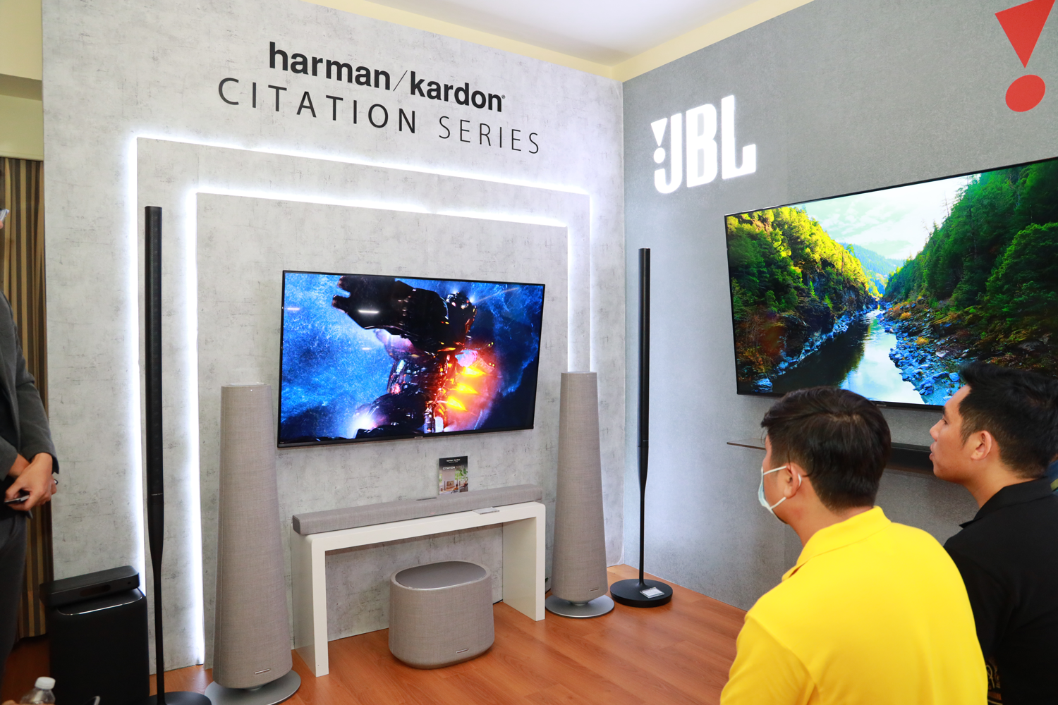 Không gian trải nghiệm Phúc Giang - PGI: Trình diễn soundbar JBL, Harman/Kardon