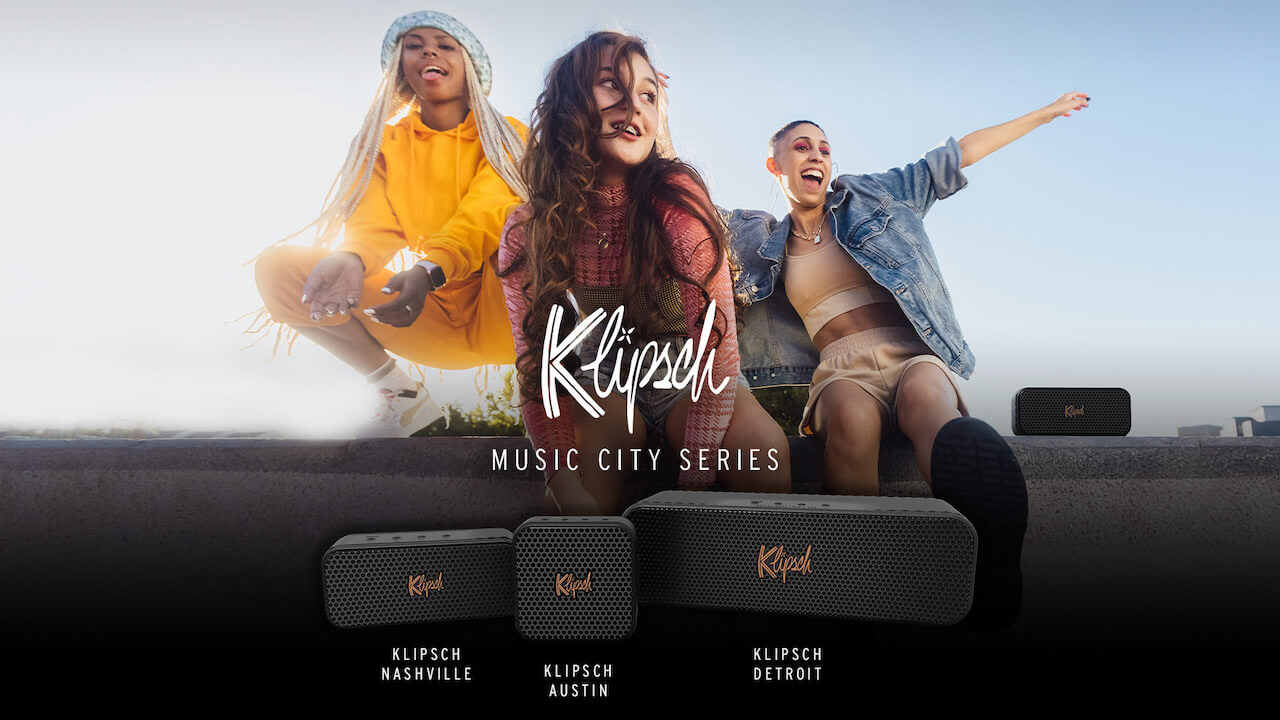 Các mẫu loa trong dòng Music City Series bao gồm Klipsch Austin ($99), Klipsch Nashville ($149) và Klipsch Detroit ($299).