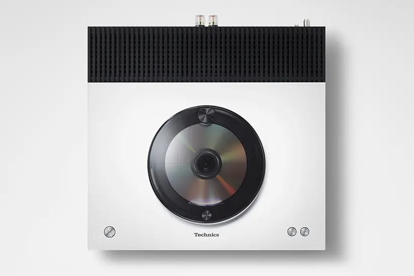 Ampli streaming tích hợp CD Technics SA-C600 phiên bản màu trắng