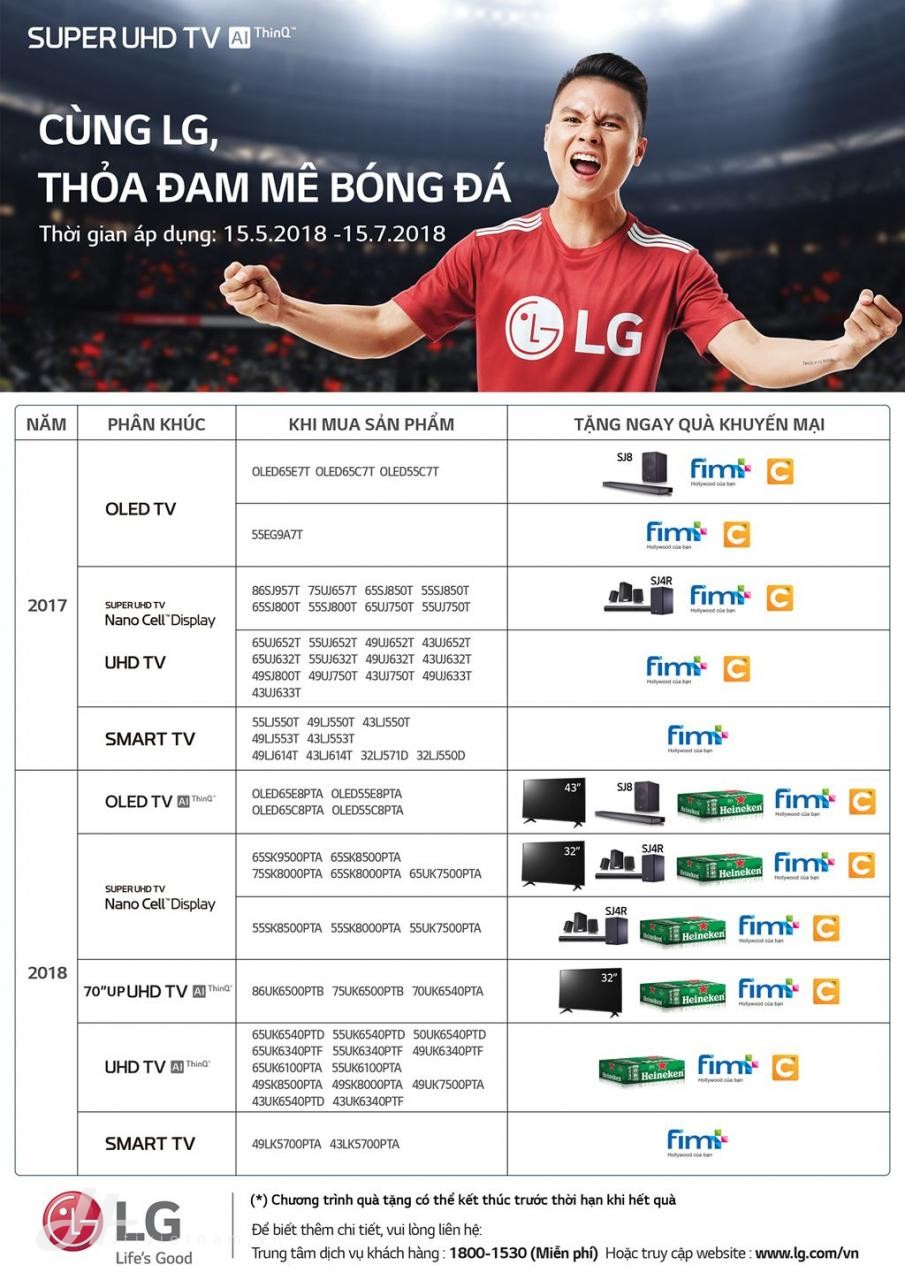 World Cup 2018: LG đưa loạt TV thế hệ mới về Việt Nam kèm 'cơn mưa quà tặng'  ảnh 6