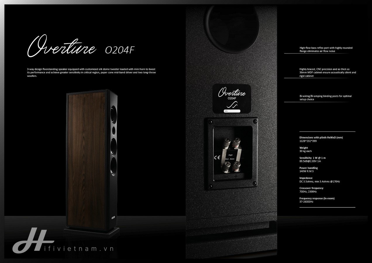 Loa AudioSolutions Overture O204F tot