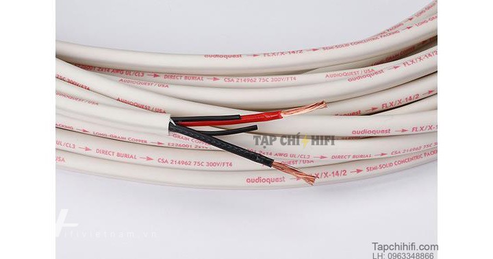 Day loa cuon AudioQuest SLiP-DB 14/2 chat