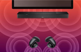 Bose Smart Soundbar kết hợp cùng tai nghe Ultra Open Earbuds tạo hiệu ứng âm thanh vòm