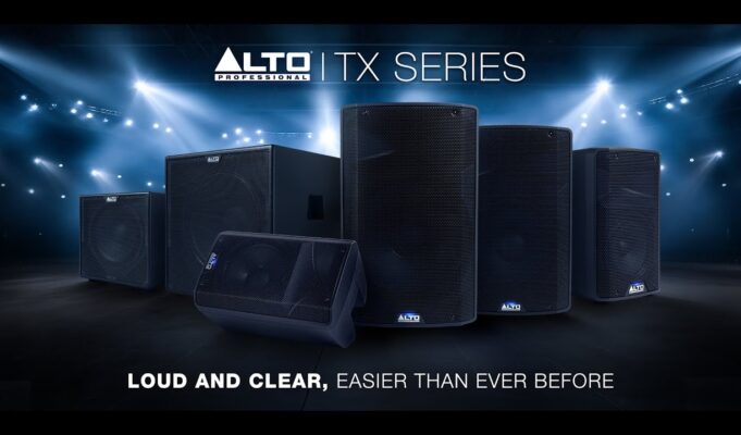 Alto Professional giới thiệu TX4 Series, loa siêu trầm TX12S và TX18S