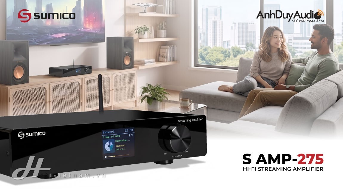 SUMICO S AMP 275: Gọn một thiết bị, mở cả thế giới âm thanh