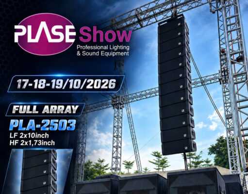 V.ACOUSTIC Việt Nam giới thiệu PLA-2503 và SA-21 tại Plase Show Hà Nội 2026